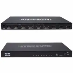 OEM - Splitter HDMI 1x8 4K Conecta hasta 8 TVS 8 Dispositivos a la Vez