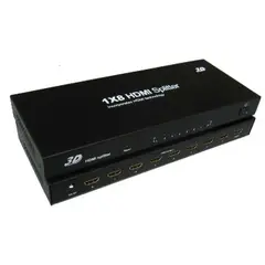 OEM - Hdmi Splitter 1x8 1.4 Full Hd 4k Multiplica Señal Conecta 8 tvs