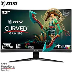 MSI - Monitor Gaming 32C6X 32 FHD Curvo 1500R 250HZ 1MS HDR.