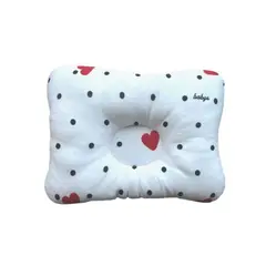 GENERICO - Almohada para Bebé Anti-Cabeza Plana - Corazones Pequeños