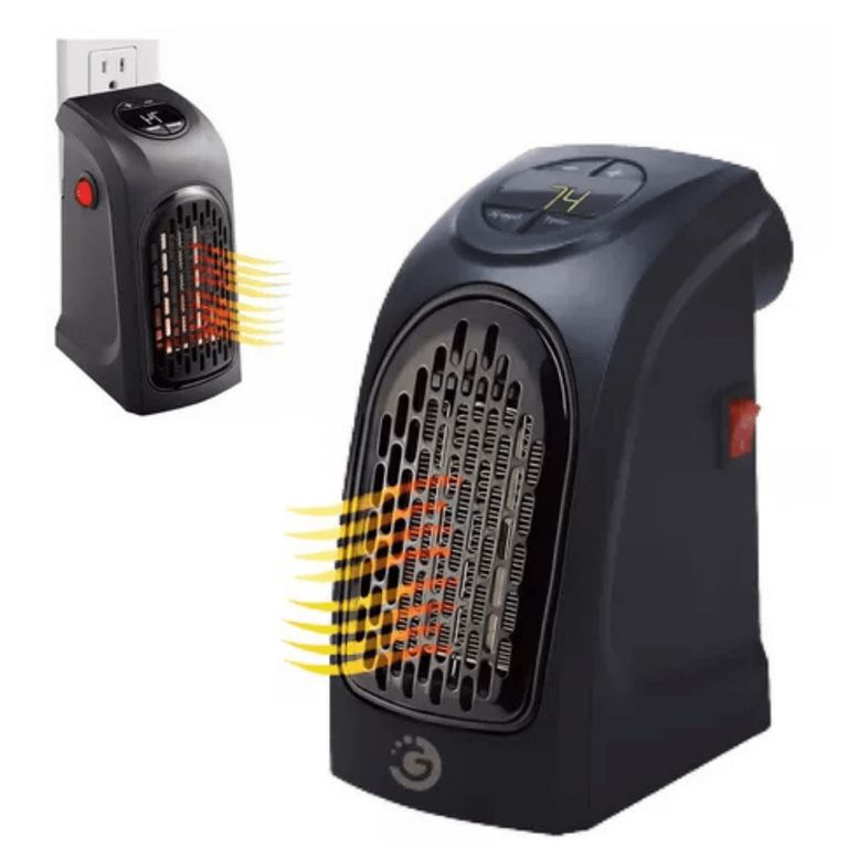 Calefactor Portátil de 400W Eficiente y Compacto para tu Espacio