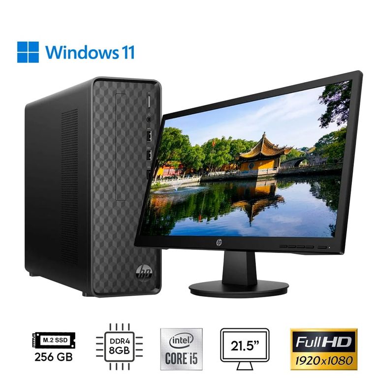 PC S01-pF2005lam i5-10505 8GB SSD 256GB W11H Monitor V22 FHD 21.5
