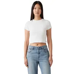 LEVIS - Polo Mujer Essential Sporty Tee Blanco