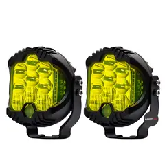 JET - Faros Led Force 6-5Pulg +DRL Ambar Alta potencia 2pcs