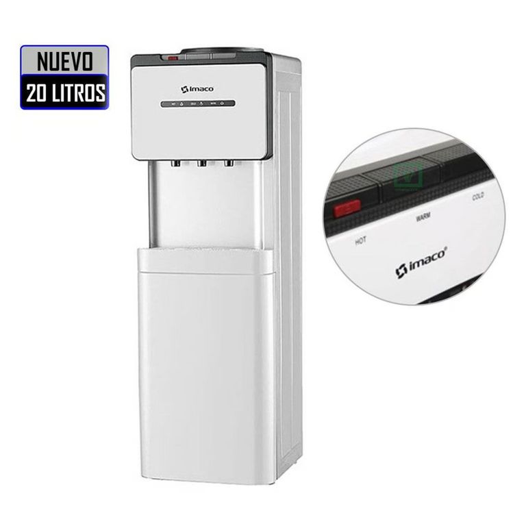 DISPENSADOR DE AGUA FRIA Y CALIENTE WD5908- 20LTS