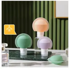 AURELA - SilkyGo™ - Set de 3 Envases de silicona para productos de cuidado personal