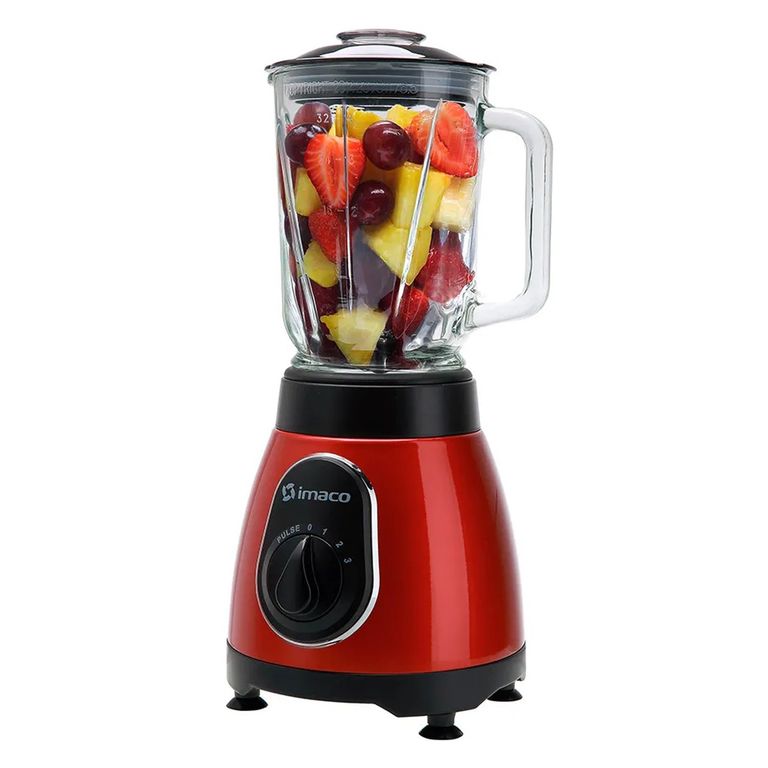 Licuadora Imaco15 lt BLS5388R 3v Pulsador 500w - rojo