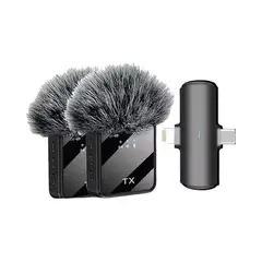 GENERICO - Micrófono Inalámbrico Doble F15-2