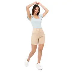 PIONIER - Short Basico Drill Stretch Francila Mujer
