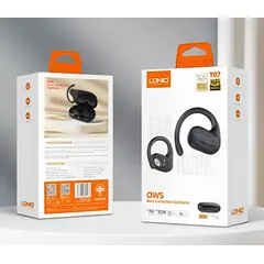 LDNIO - Audifonos Conduccion Osea Bluetooth 5.3 T07 30horas