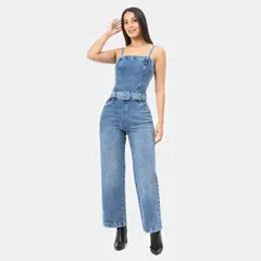 PIONIER - Enterizos Denim Stretch Verune