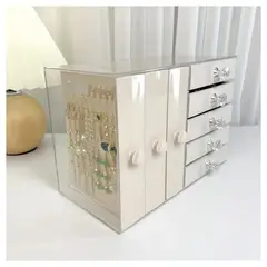 GENERICO - ORGANIZADOR DE ANILLOS Y PENDIENTES TRANSPARENTE