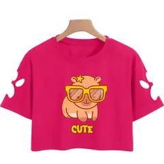 GENERICO - Polo Crops Capibara Cute