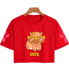 GENERICO - Polo Crops Capibara Cute