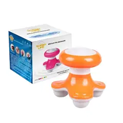 GENERICO - Masajeador Eléctrico Portátil A Pilas Y Corriente Directa - NARANJA