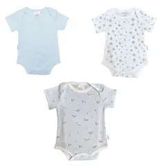 WAWA PIMA - PACK DE BODY´S 100% ALGODÓN PIMA