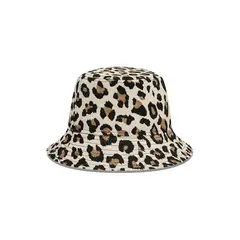 NEW ERA - Gorra Adventure Bucket Branded Leopard Light Beige