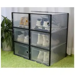 GENERICO - Set x 6 Cajas Organizadoras De Zapatos Con Ventilación