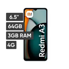XIAOMI - Smartphone Redmi A3 65 3GB 64GB 5MP+2MP Midnight Black