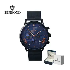 GENERICO - Reloj BINBOND para Hombre - Elegante - Acero