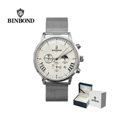 GENERICO - Reloj BINBOND para Hombre - Elegante - Acero