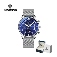 GENERICO - Reloj BINBOND para Hombre - Elegante - Acero