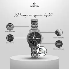 GENERICO - Reloj BINBOND para Hombre - Elegante - Acero