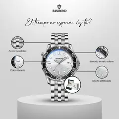 GENERICO - Reloj BINBOND para Hombre - Elegante - Acero