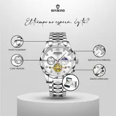 GENERICO - Reloj BINBOND para Hombre - Elegante - Acero