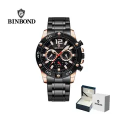 GENERICO - Reloj BINBOND para Hombre - Elegante - Acero