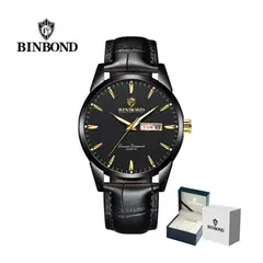 GENERICO - Reloj BINBOND para Hombre - Elegante - Cuero