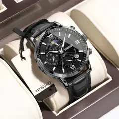 GENERICO - Reloj BINBOND para Hombre - Elegante - Cuero