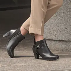 ECCO - Botas Casual Mujer Dalila49 Negro Cuero