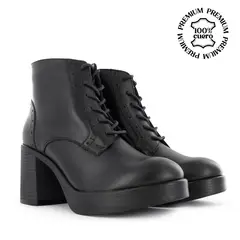 ECCO - Botas Con Pasador Casual Mujer Bimba01 Negro Cuero