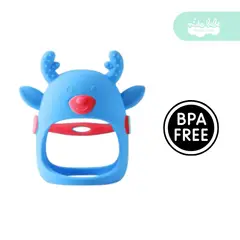 GENERICO - Mordedor de silicona de bebe reno sky