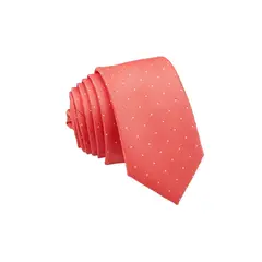 CHRISTIAN ARMAND - CORBATA SLIM FIT ESTAMPADO DE PUNTOS COLOR SALMON