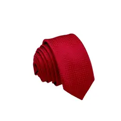 CHRISTIAN ARMAND - CORBATA SLIM FIT ROJA ESTILO ESTAMPADO