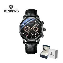 GENERICO - Reloj BINBOND para Hombre - Elegante - Cuero