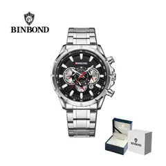 GENERICO - Reloj BINBOND para Hombre - Elegante - Acero