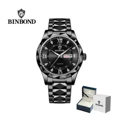 GENERICO - Reloj BINBOND para Hombre - Elegante - Acero