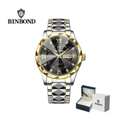 GENERICO - Reloj BINBOND para Hombre - Elegante - Acero