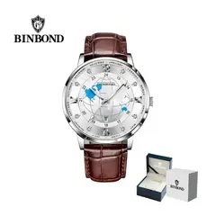 GENERICO - Reloj BINBOND para Hombre - Elegante - Cuero