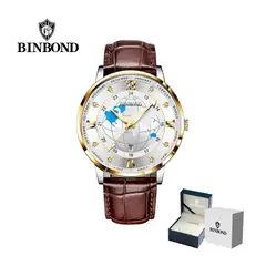 GENERICO - Reloj BINBOND para Hombre - Elegante - Cuero