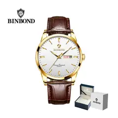 GENERICO - Reloj BINBOND para Hombre - Elegante - Cuero