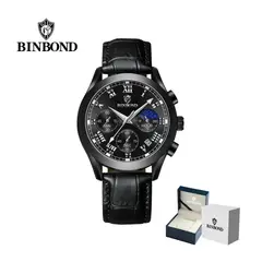 GENERICO - Reloj BINBOND para Hombre - Elegante - Cuero