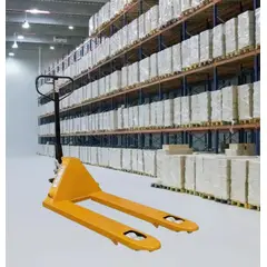 GENERICO - TRANSPALETA 3000 KG ELEVADOR MANUAL PATO DE CARGA CON RUEDAS DE NYLON