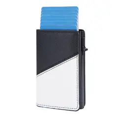 BAELLERRY - TARJETERO Y BILLETERA POP UP K9220 DE CUERO VEGANO PU