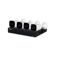 DAHUA - KIT DE VIDEOVIGILANCIA IP67 BLANCO PN KITNVR1104HS-P-S3H4