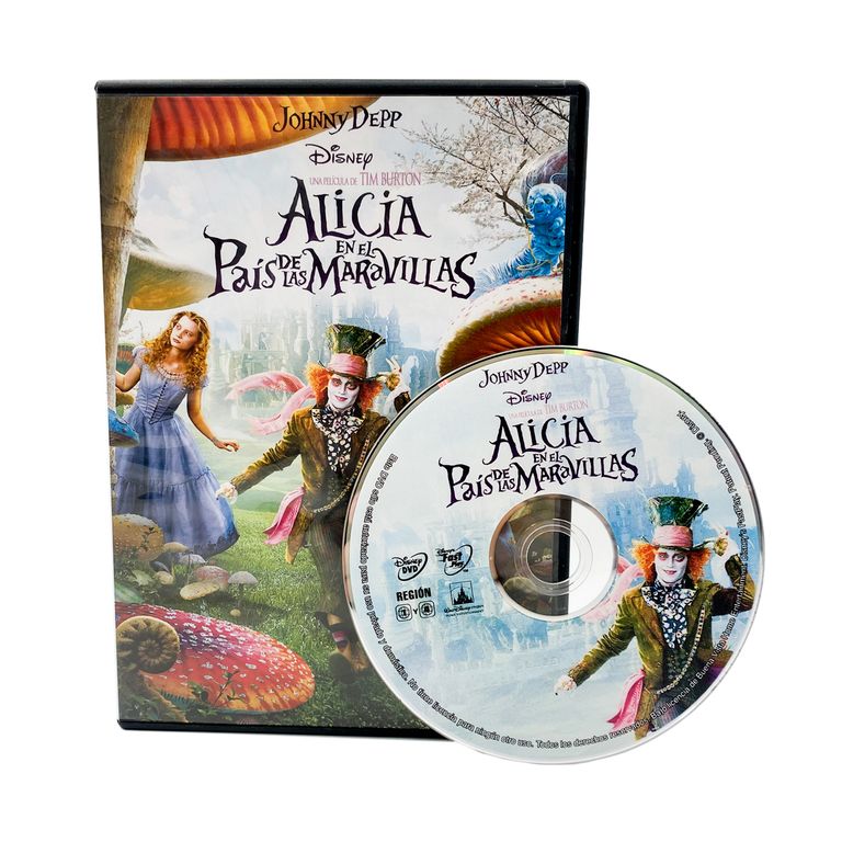 Dvd Original Alicia En El País De Las Maravillas