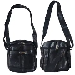 GENERICO - Morral Bandolera Hombre casual con 5 compartimentos